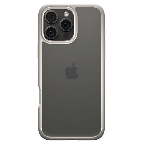 Skyddshölje - Spigen - iPhone 16 Pro Max - Halvstyv - Natural Titanium - Elegant