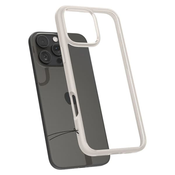 Skyddshölje - Spigen - iPhone 16 Pro Max - Halvstyv - Natural Titanium - Elegant