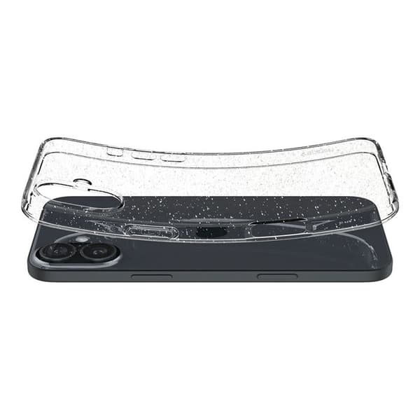 Skyddsfodral - Spigen - iPhone 16 Plus - Crystal Quartz - Semi-rigidh - Glitter