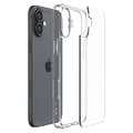 Miniatyrbild 3 av 6: Skyddsfodral - Spigen - iPhone 16 - Semihård - Klar - Optimal skydd