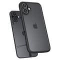 Miniatyrbild 2 av 6: Skyddshölje - Spigen - iPhone 16 Plus - Matt svart - Semi-styv - Elegant