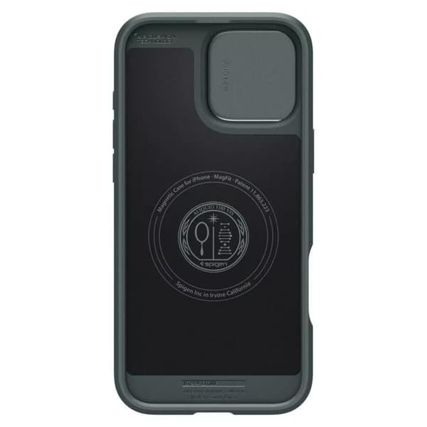 Coque - Spigen - Optik Armor - iPhone 16 Pro Max - Grön Abysse - MagSafe Kompatibel
