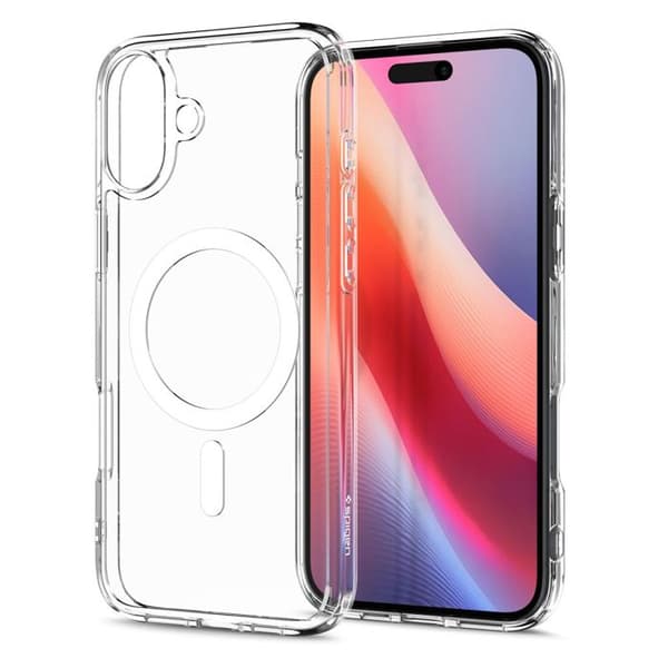 Skydds skal - Spigen - iPhone 16 Plus - Semi-rigid - MagSafe - Vit