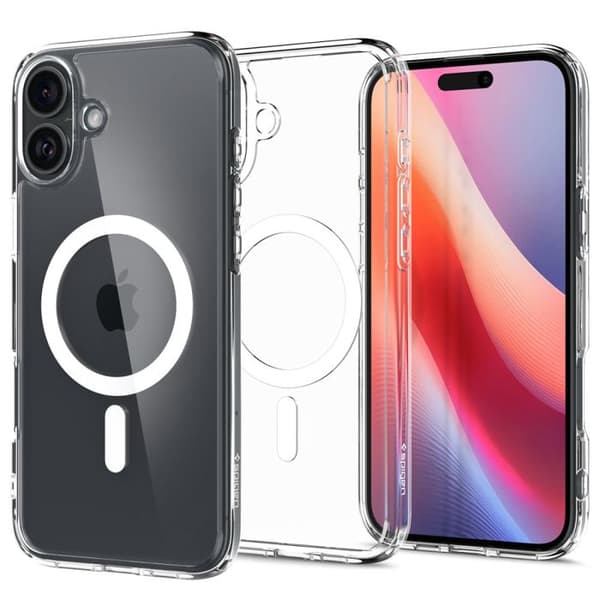 Skydds skal - Spigen - iPhone 16 Plus - Semi-rigid - MagSafe - Vit