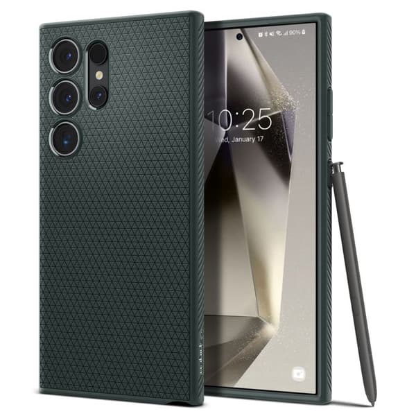Spigen Liquid Air - Skal för Samsung Galaxy S24 Ultra - Grön