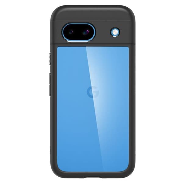 Skyddsfodral - SPIGEN - Ultra Hybrid - Svart Matt - Ultimatan skydd - Kompatibel med Google Pixel 8a