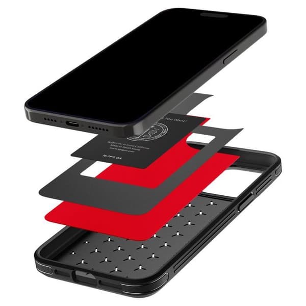 Coque för iPhone 15 Pro Max - Spigen Cryo Armor - Röd