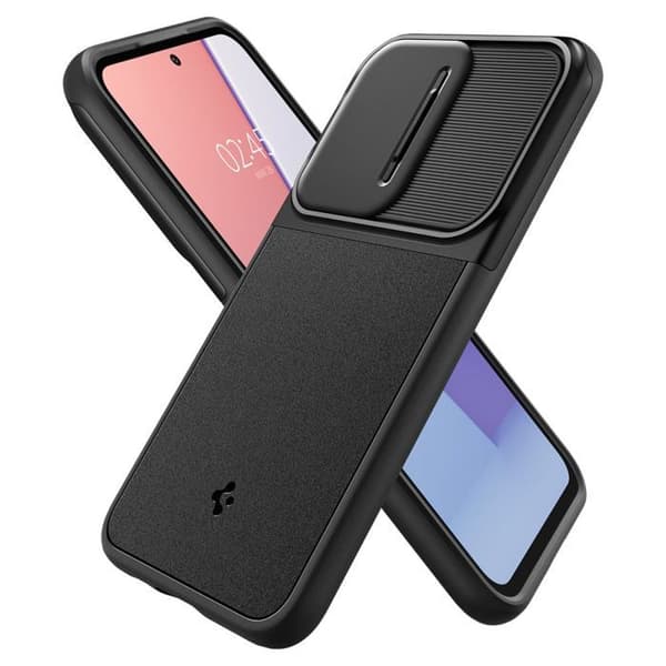 Coque Samsung Galaxy S23 FE - Spigen Optik Armor - Svart