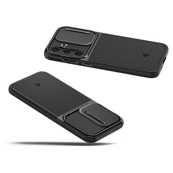 Coque Samsung Galaxy S23 FE - Spigen Optik Armor - Svart