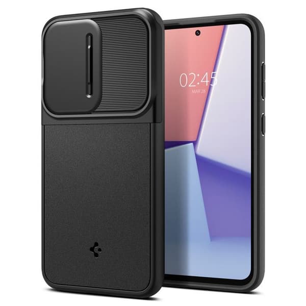 Coque Samsung Galaxy S23 FE - Spigen Optik Armor - Svart