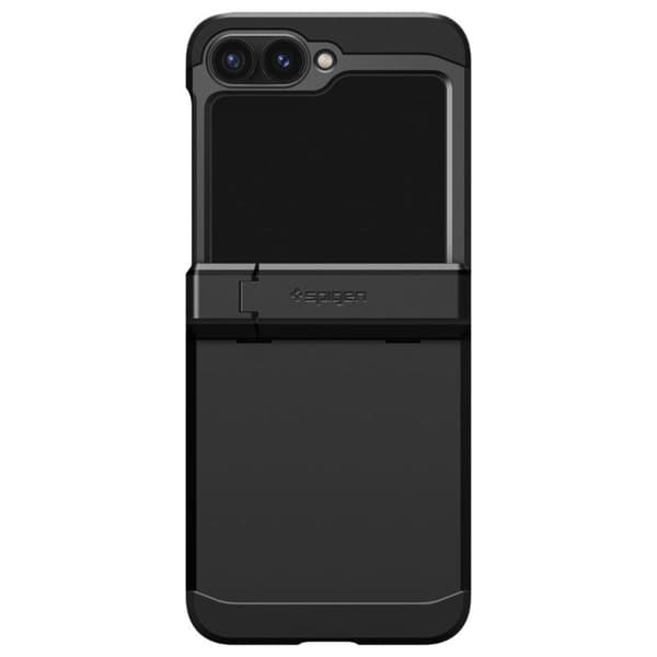 Skyddsskal - SPIGEN - Galaxy Z Flip6 - Svart - Hård - Optimal skydd mot stötar
