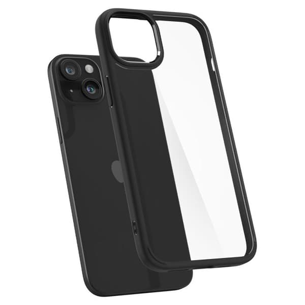 SPIGEN mattsvart iPhone 15 Ultra Hybrid-fodral