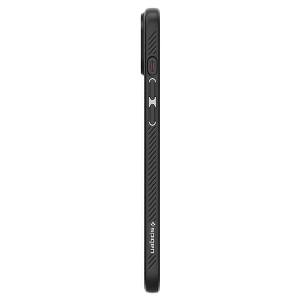 Skyddsfodral - Spigen - Liquid Air - Mattsvart - Flexibel - Anti-chock - Anti-repa