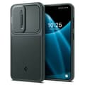 Miniatyrbild 1 av 4: Telefonfodral - telefonbumper Spigen Optik Armor Fodral Kompatibel med Samsung Galaxy S24 5G - Grön