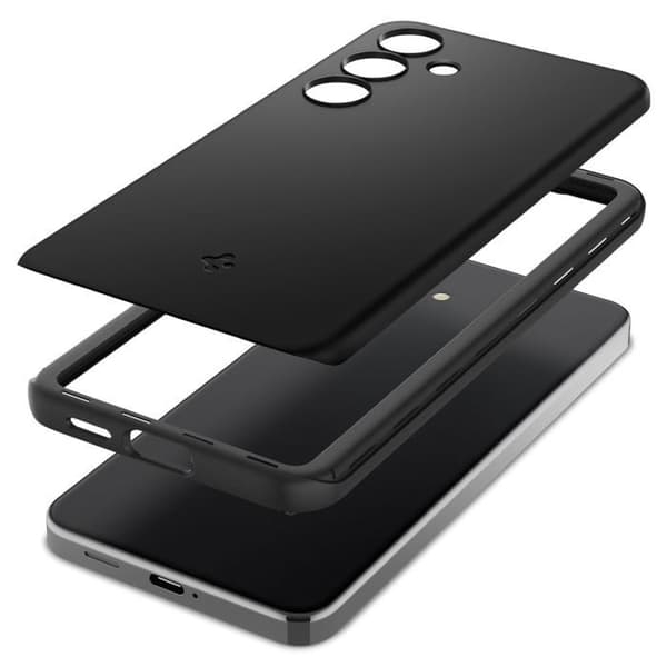 Telefonfodral - Spigen - ACS07341 - Thin Fit - Kompatibel med Samsung Galaxy S24 5G - Svart