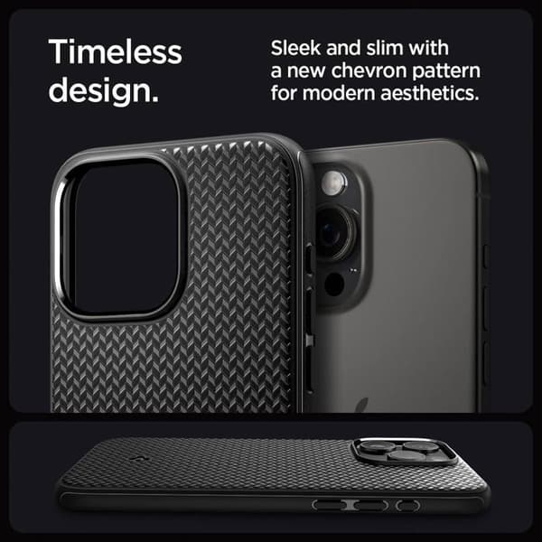 Telefonfodral - telefon bumper Spigen Mag Armor MagFit Fodral till iPhone 15 Pro - Mattsvart