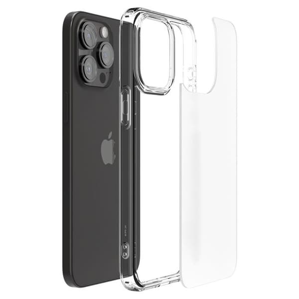 Telefonfodral - telefon bumper Spigen Ultra Hybrid Skal till iPhone 15 Pro Max - Frost Clear