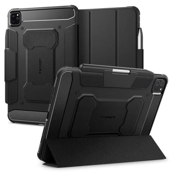 Coque för iPad Pro 11 (2024) - Spigen Rugged Armor Pro - Svart