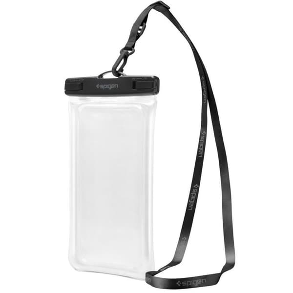 Universell telefonbömsa (paket med 2) - Spigen vattentät fodral A610 - Transparent