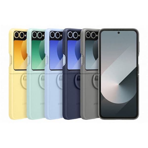 Skyddshölje - Samsung - Galaxy Z Flip 6 - Silikon - Blå - Optimal skydd