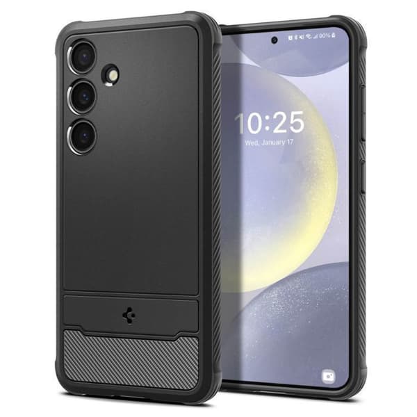 Skal för Samsung Galaxy S24 Plus - Spigen Rugged Armor - Svart