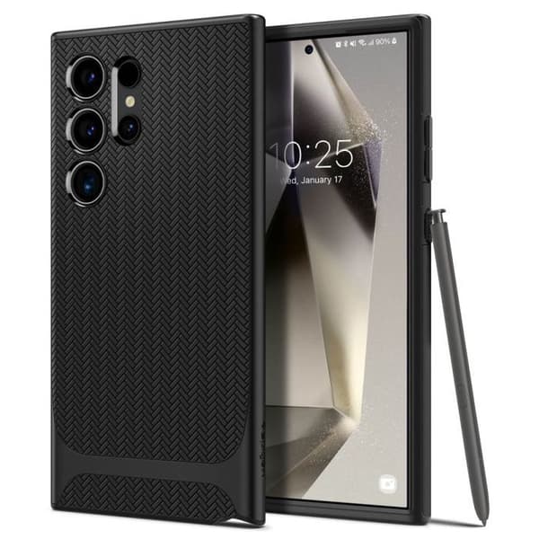 Fodral till Samsung Galaxy S24 Ultra - Spigen Neo Hybrid - Svart