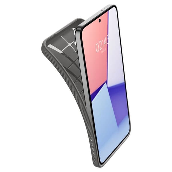 Fodral till Samsung Galaxy S24 - Spigen Liquid Air - Granitgrå