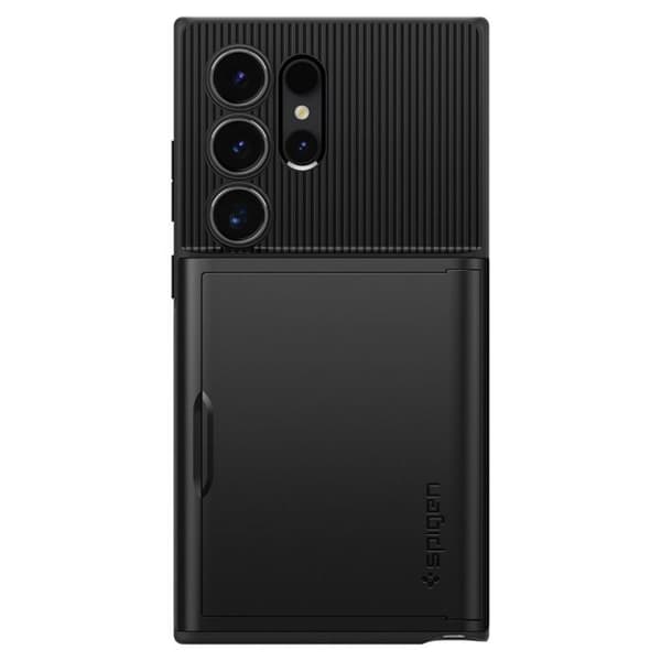 Fodral till Samsung Galaxy S24 Ultra - Spigen Slim Armor CS - Svart
