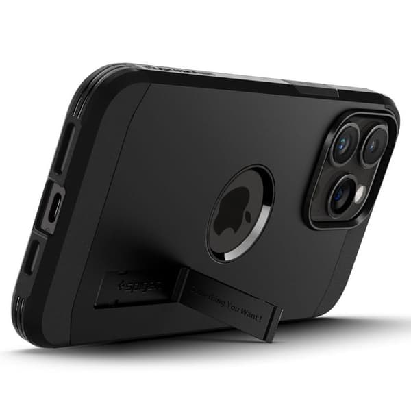 Telefonfodral - telefon bumper Spigen Tough Armor MagFit Fodral till iPhone 15 Pro Max - Svart
