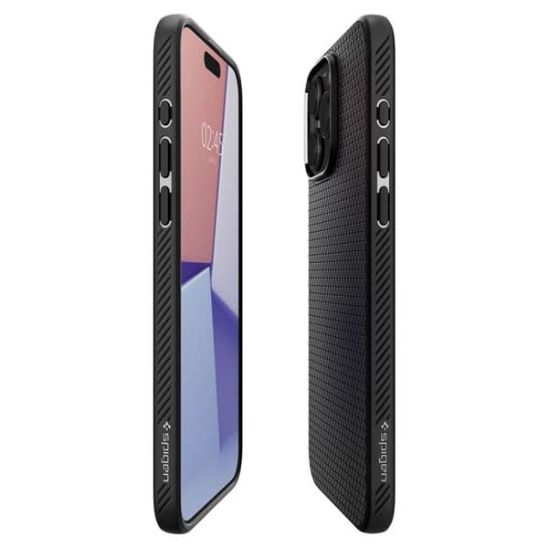 Liquid Air iPhone 15 Pro Max Fodral Spigen Matte Black