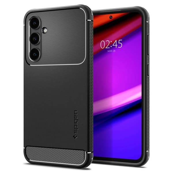 Coque för Samsung Galaxy S23 FE - Spigen Rugged Armor - Svart