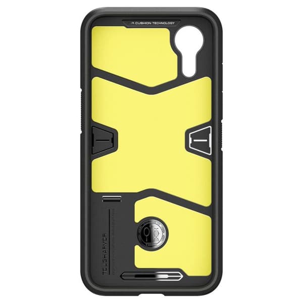 Telefonfodral - Spigen - Galaxy Xcover7 - Svart - Halvstyv - Mil-grade certifierad