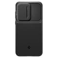 Miniatyrbild 6 av 6: Telefonfodral - Spigen - Optik Armor - Svart - Hybridskydd - Kompatibel Samsung Galaxy A55 5G