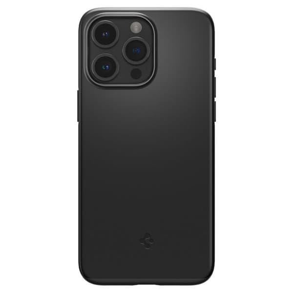 Coque för iPhone 15 Pro - Spigen Thin Fit - Svart