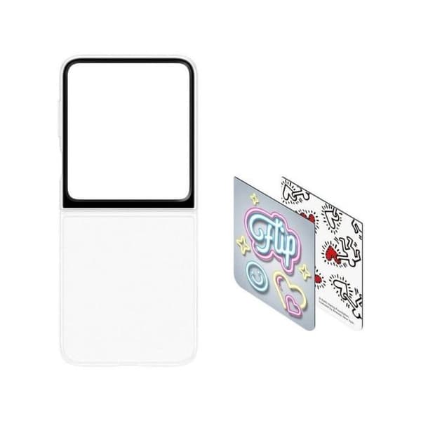 Coque - Samsung - Galaxy Z Flip6 - Grå - Mjuk - NFC-anpassning