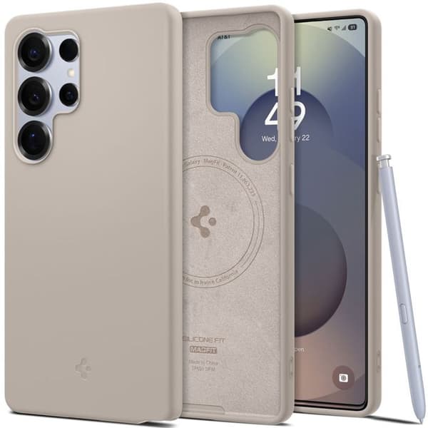 Skydd för Samsung Galaxy S25 Ultra - Spigen - beige