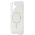 Miniatyrbild 3 av 4: Coque för iPhone 16 Plus MagSafe med Glittrig Cirkel Guess Transparent