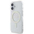 Miniatyrbild 2 av 4: Coque för iPhone 16 Plus MagSafe med Glittrig Cirkel Guess Transparent