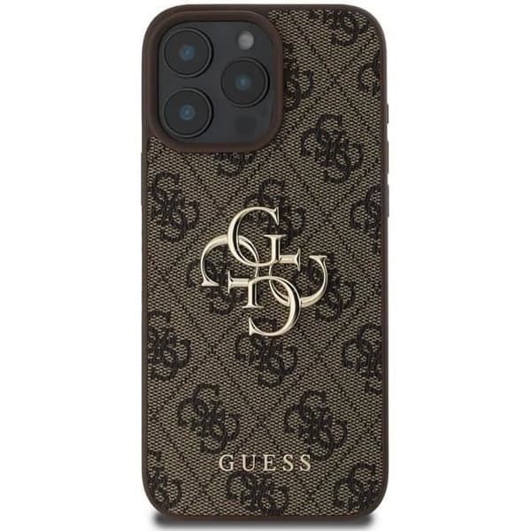 Coque - GUESS - iPhone 16 Pro - Logo 4G - Ekologiskt läder - Hållbart skydd