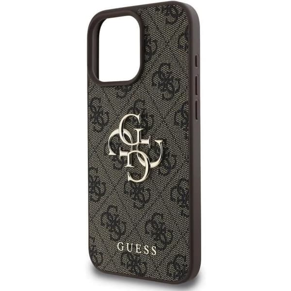 Coque - GUESS - iPhone 16 Pro - Logo 4G - Ekologiskt läder - Hållbart skydd