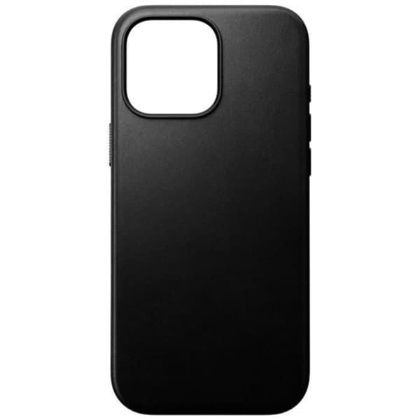 iPhone 16 Pro Max Fodral - NOMAD - Stötsäkert läder - Svart