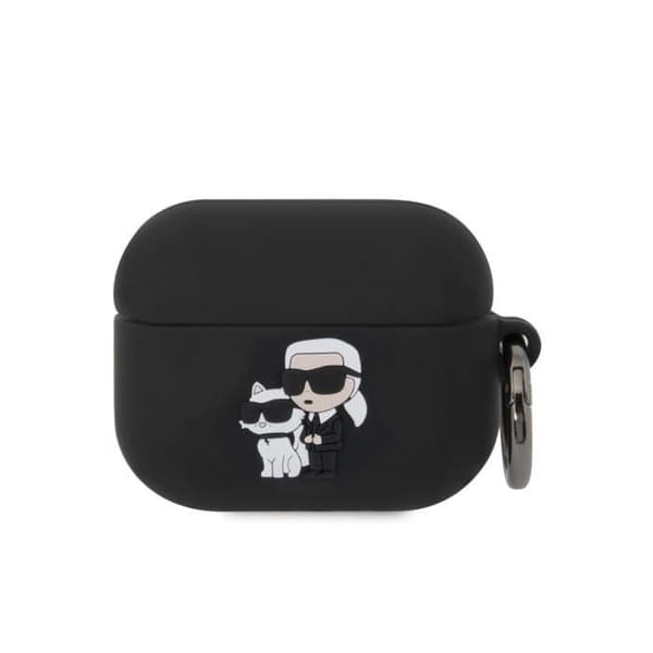 Fodral till Airpods Pro NFT Anti-Shock Silikon med Ring Karl Lagerfeld Svart