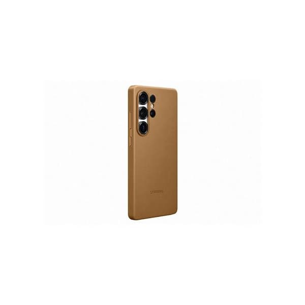 Coque för Samsung Galaxy S25 Ultra Äkta Läder Kindsuit Samsung Guld