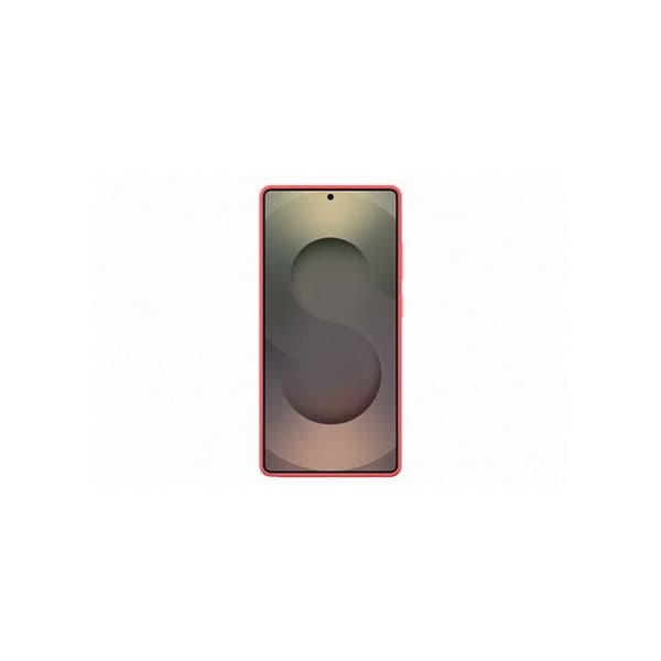 Coque för Samsung Galaxy S25 Ultra Silikonöverdrag Original Mjuk Beröring Samsung Röd