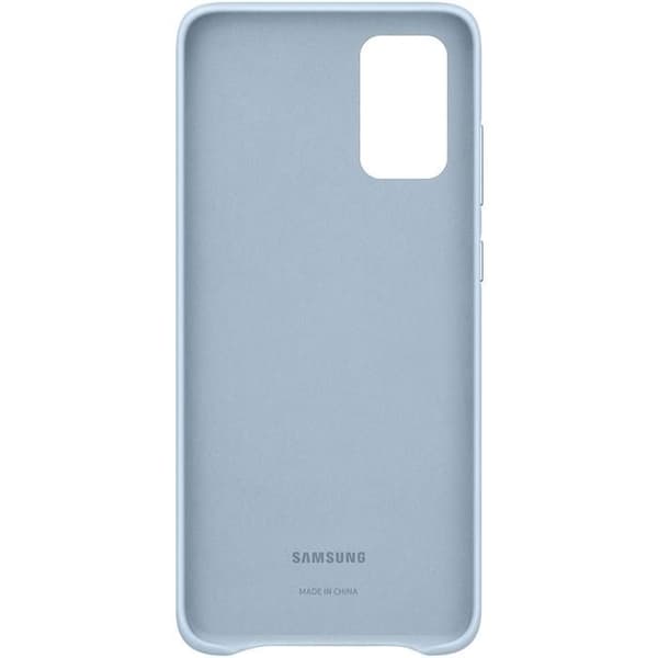 Hårdskal i läder - Samsung - Galaxy S20+ - Blå - Skydd - Högkvalitativ