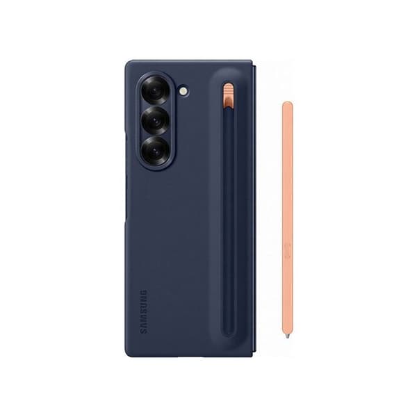 Skydd - Samsung - Galaxy Z Fold 6 - S Pen integrerad - Hård - Blå Natt