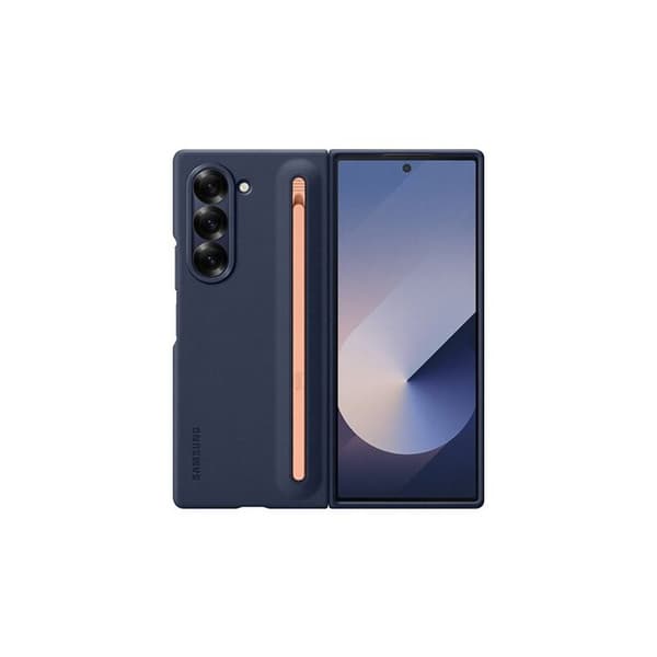 Skydd - Samsung - Galaxy Z Fold 6 - S Pen integrerad - Hård - Blå Natt