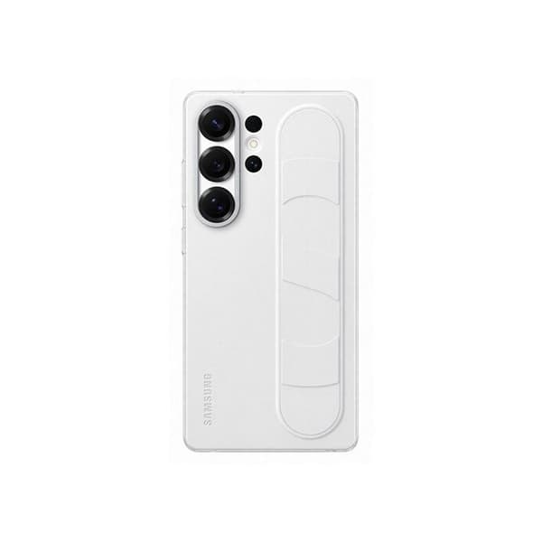Coque - Samsung - Galaxy S25 Ultra - Vit - Stödfunktion - Inbyggt band