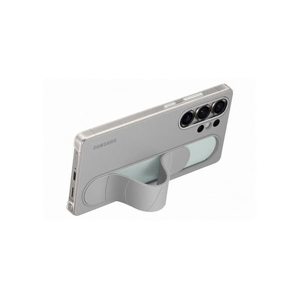 Coque - Samsung - Galaxy S25 Ultra - Grå - Stödfunktion - Integrerad rem