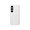 Miniatyrbild 1 av 4: Coque - Samsung - Galaxy S25 - Vit - Stödfunktion - Inbyggd Rem
